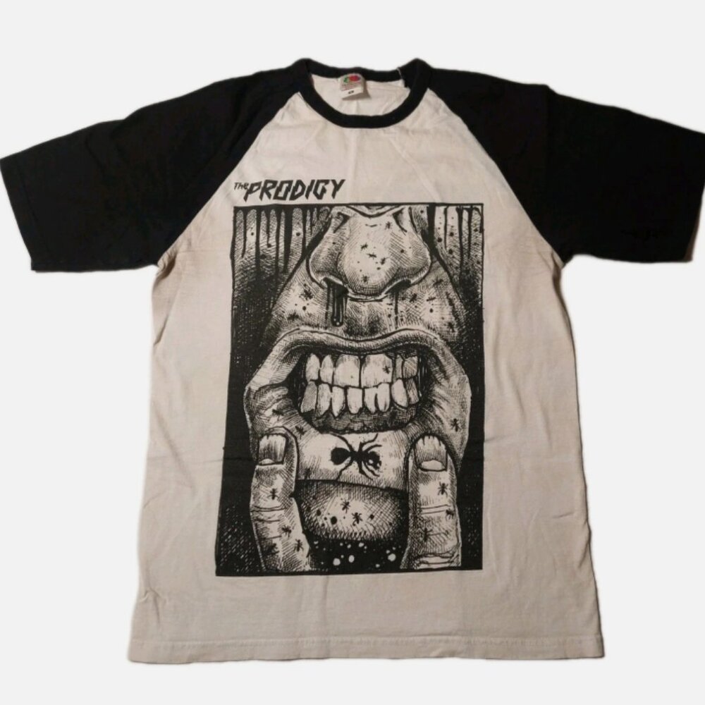 The Prodigy UK Tour 2015 Men's Medium T-Shirt: Keith Flint Leeroy Thornhill